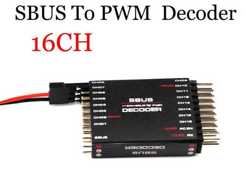 SBUS to PWM/PPM Decoder 16CH Receiver Signal Converter